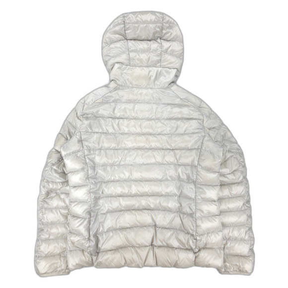 UNIQLO Ultra Light Down Parka Puffer Jacket Quilted Hoodie Shell Gorpcore Silver - Picture 6 of 8